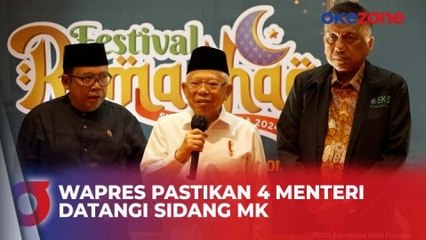 Pastikan 4 Menteri Datangi Sidang MK, Wapres: Yang Terbaik Bagi Bangsa