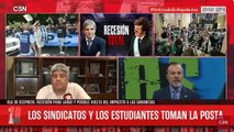 Pablo Moyano desafía al Gobierno y amenaza con un paro para este lunes