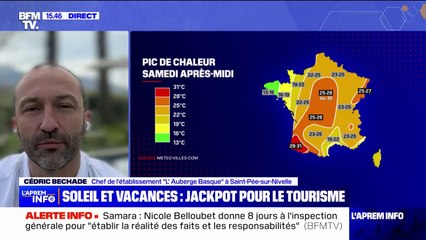 "On a des demandes qui ont triplé sur le marché professionnel sur les séminaires", explique ce restaurateur de Saint-Pée-sur-Nivelle (Nouvelle-Aquitaine)