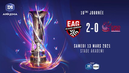 D1 Arkema, J16  EA Guingamp - GPSO 92 Issy (2-0)