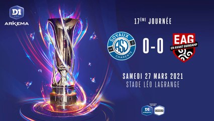 D1 Arkema, J17  ASJ Soyaux - EA Guingamp (0-0)