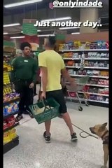 Man tries to turn out a grocery store and it backfires