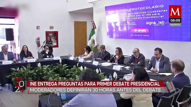 INE otorga las primeras preguntas para los debates presidenciales 2024