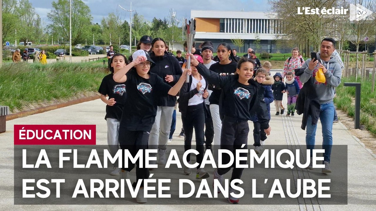 Après la Marne, la Haute-Marne, les Ardennes, la flamme académique est arrivée dans l'Aube