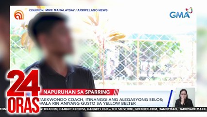 24 Oras Part 3: Sagot ng binabatikos na taekwondo coach; grass fire sa Bacolod; magmamahal na sardinas?; divorce nina Max at Pancho, atbp.