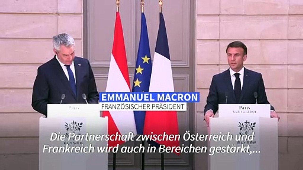 Paris und Wien vereinbaren Zusammenarbeit bei der Verteidigung
