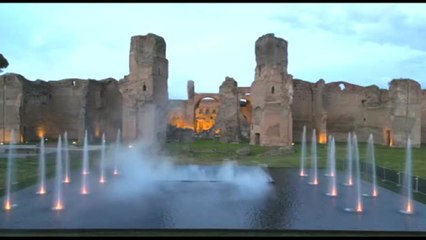 Rivoluzione Caracalla, uno specchio d'acqua alle Terme 1500 anni dopo