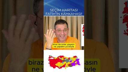 FATİH PORTAKAL’IN SEÇİM HARİTASI KAHKAHASI! #shorts