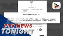 PBBM declares April 10 as regular holiday in observance of Eid’l Fitr