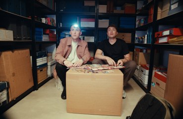 Roman Kemp and Chris Stark - APR 24 - Topps UEFA EURO 2024 sticker launch - MatchFit PR