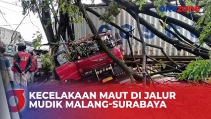 Kecelakaan Maut di Jalur Mudik Malang-Surabaya, 1 Pemotor Tewas Tertabrak Tronton
