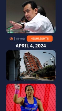 Today’s headlines: Supreme Court, Trillanes, Taiwan, Hidilyn Diaz | The wRap | April 4, 2024