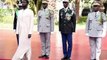 Cérémonie de levée des Couleurs, sobre et solennelle au Palais pour marquer le 64e anniversaire de l'indépendance du Sénégal. Présidée ce matin par Son Excellence Monsieur Bassirou Diomaye FAYE, Président de la République.