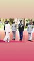 Cérémonie de levée des Couleurs, sobre et solennelle au Palais pour marquer le 64e anniversaire de l'indépendance du Sénégal. Présidée ce matin par Son Excellence Monsieur Bassirou Diomaye FAYE, Président de la République.