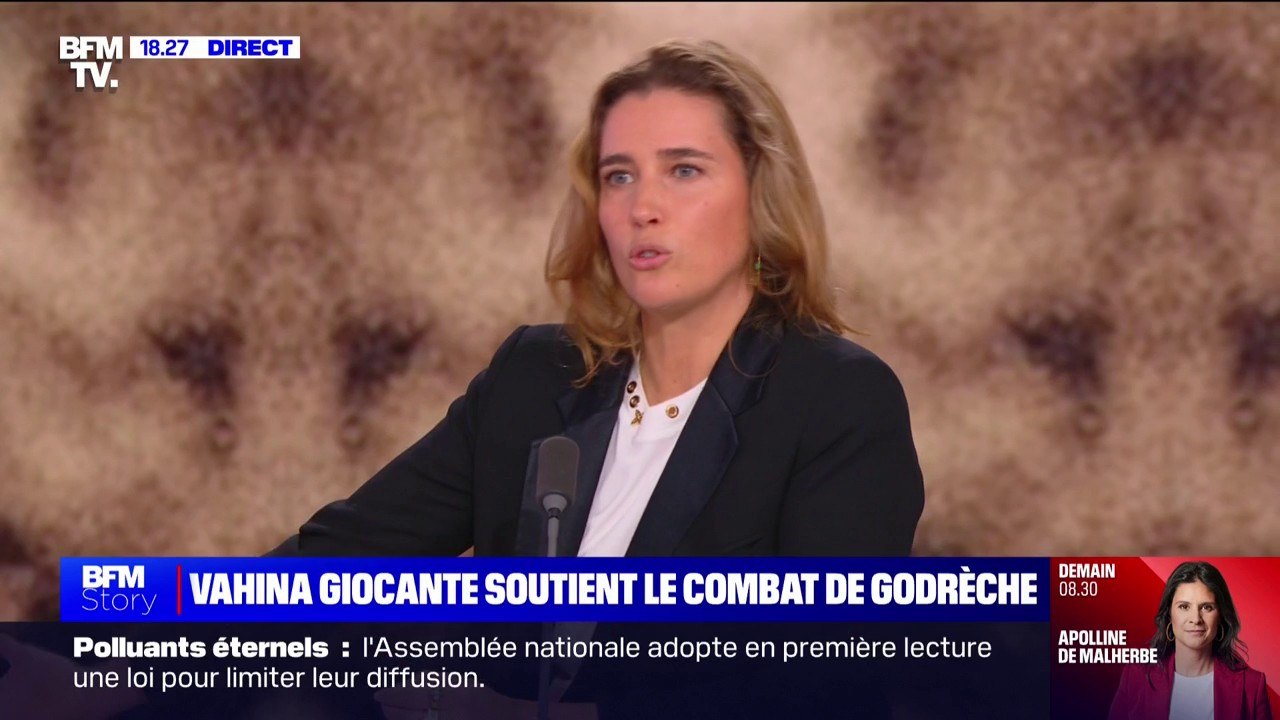 Vahina Giocante: "Au cinéma, vous avez un supérieur hiérarchique qui peut vous demander, dans le cadre du travail, de vous mettre à poils"