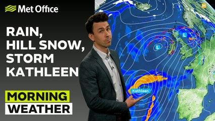 Met Office Morning Weather Forecast 05/04/24 - Rain and hill snow