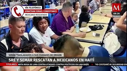 Mexicano rescatado de Haití narra crisis de pandillas: "Era jugarse la vida"