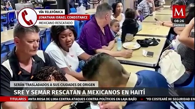 Mexicano rescatado de Haití narra crisis de pandillas: Era jugarse la vida