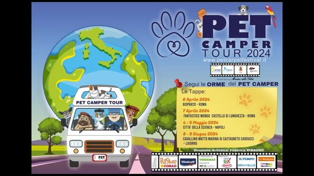 Pet Camper Tour, con Anas, Polizia, Carabinieri on the road