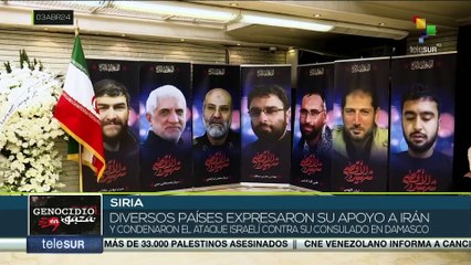 Varios países dieron apoyo a Irán en acto fúnebre realizado en Damasco