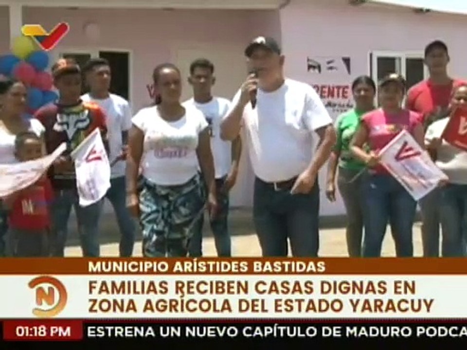Yaracuy | Familias del mcpio. Arístides Bastidas son beneficiadas con la entrega de viviendas dignas