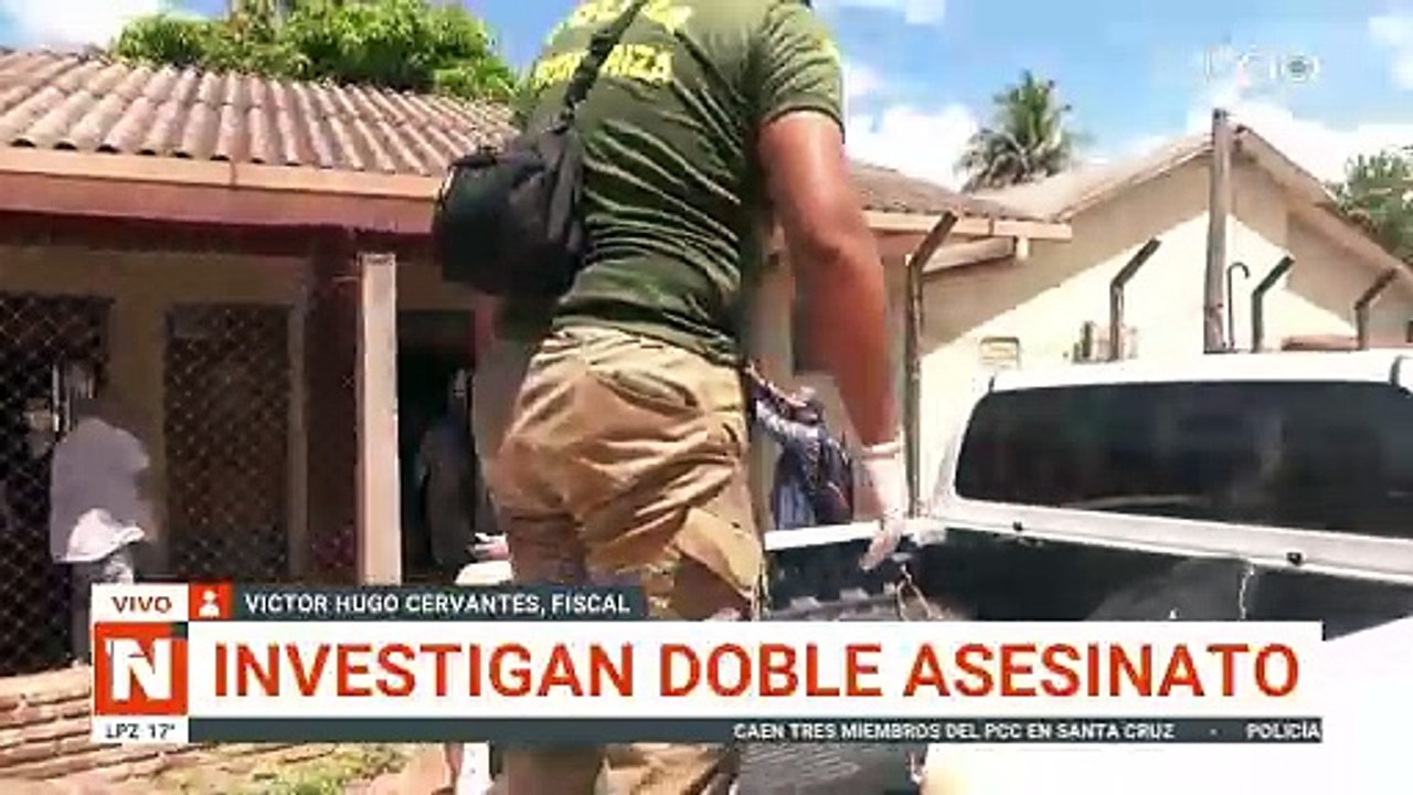 Investigan doble asesinato