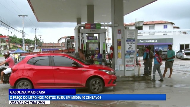 O preço do litro nos postos subiu em média 40 centavos