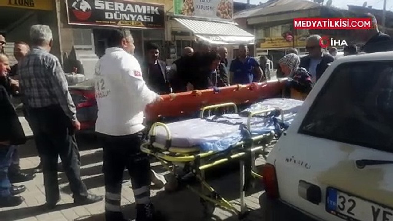 Isparta'da Otomobil Bisiklet İle Çarpıştı!