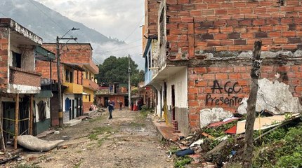 Así fue la demolición de 18 casas de vicio en un barrio de Amagá, Antioquia