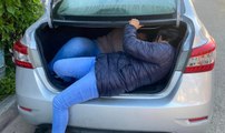 Tijuanense encuentra a dos mujeres escondidas en la cajuela de su auto