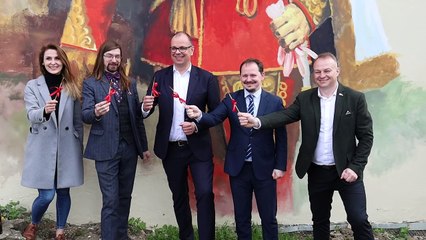 W Przemyślu odsłonięto mural węgierskiego generała Arpáda Tamásy von Fogarasna