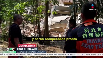 Sismo de 7.4 azotó la ciudad de Hualien, Taiwán