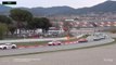 Porsche Sprint Challenge Southern Europe Club Division 2024 Catalunya Race 2 Start Mekvabishvili Big Crash