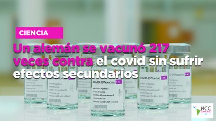 Un alemán se vacunó 217 veces contra el covid sin sufrir efectos secundarios
