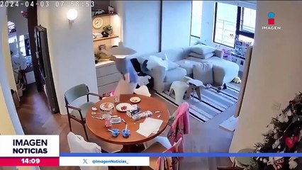 Salen a la luz nuevos videos del terremoto en Taiwán