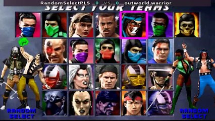 UMK3 - RandomSelectPLS vs outworld warrior