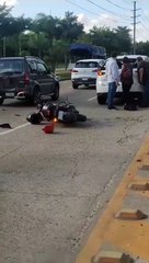 Se registra un nuevo accidente de moto