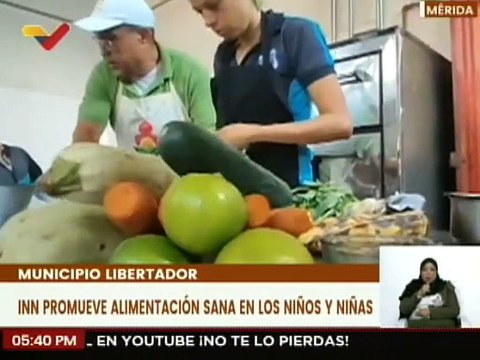Niños y niñas del estado Mérida son beneficiados con jornada de hábitos alimenticios saludables