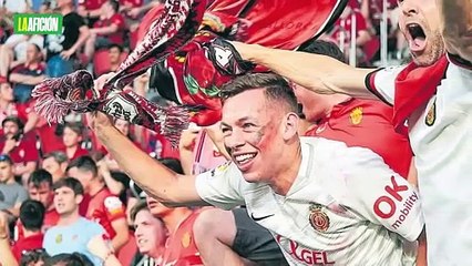 Afición del Mallorca dedica pancarta a Javier Aguirre previo a final de Copa del Rey