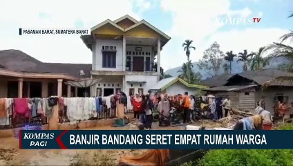 Banjir Bandang Melanda Pasaman Barat, 10 Rumah Rusak Berat dan 69 Warga Mengungsi
