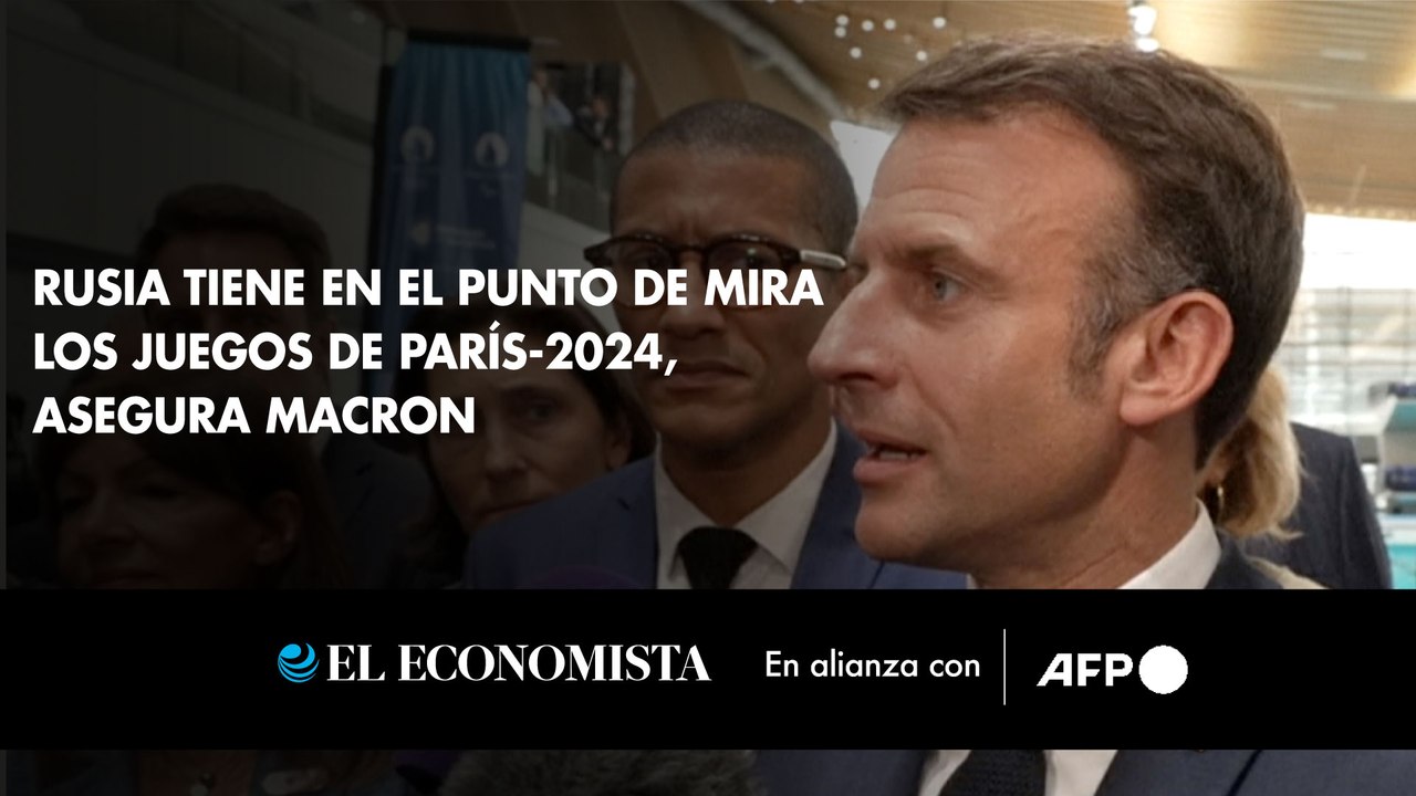 Rusia tiene en el punto de mira los Juegos de París-2024, asegura Macron