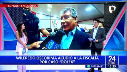 Скачать видео: Wilfredo Oscorima en la Fiscalía: guarda silencio y no muestra reloj Rolex