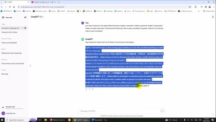 Artificial inteligence traslater to your language