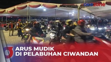 Ratusan Motor Padati Pelabuhan Ciwandan untuk Menyebrang ke Sumatra