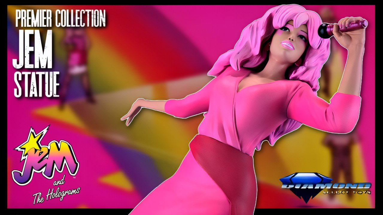 Diamond Select Jem and the Holograms Premier Collection Jem Limited Edition Statue