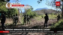 Instalan bases con presencia militar y policial en Michoacán después de los ataques del CJNG