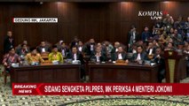 BREAKING NEWS - Sidang Sengketa Hasil Pilpres Dimulai, 4 Menteri Jokowi Siap Beri Keterangan