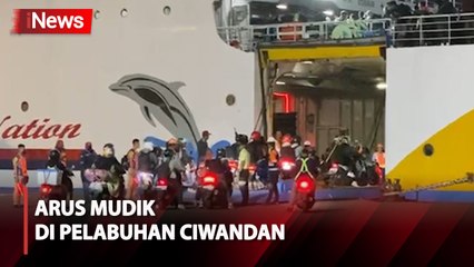 Arus Mudik di Pelabuhan Ciwandan, Ratusan Motor Menyeberang ke Sumatra pada Tengah Malam