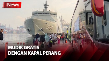 TNI AL Selenggarakan Mudik Gratis dengan Kapal Perang, Pemudik Bisa Angkut Motor Pribadi