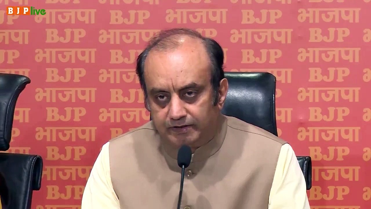 महंत के मोदी-को-लाठी-मारो बयान पर सुधांशु त्रिव...